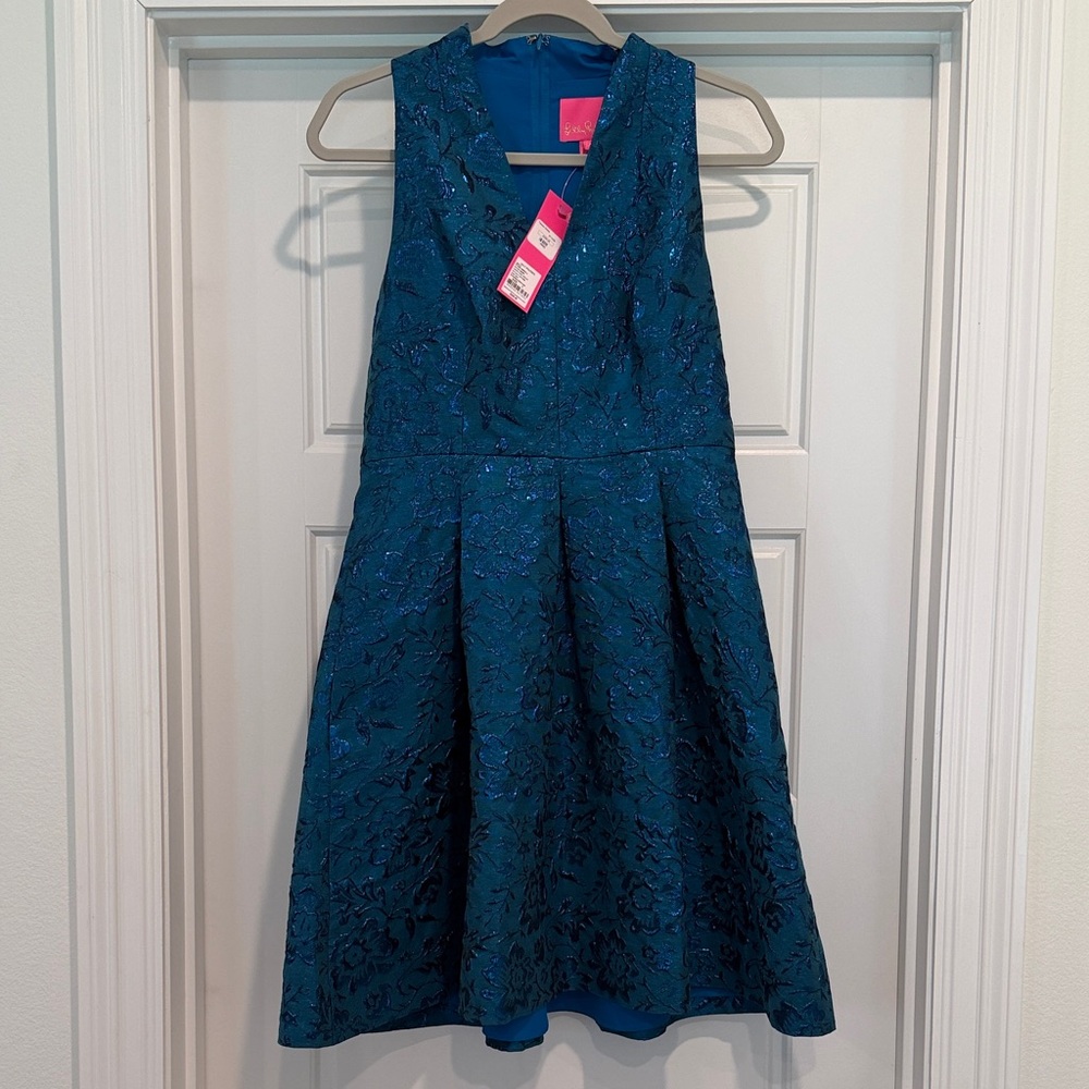 Lilly Pulitzer Teal Formal Dress